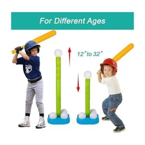 Liberry Juego de bolas en T ajustables para niños y niños_3