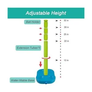 Liberry Juego de bolas en T ajustables para niños y niños_2