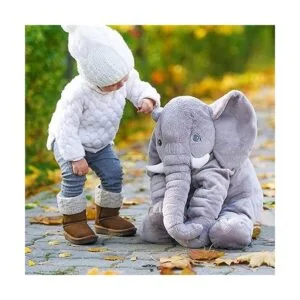 BOOJALOO Muñeca gigante de animales de peluche elefante_6