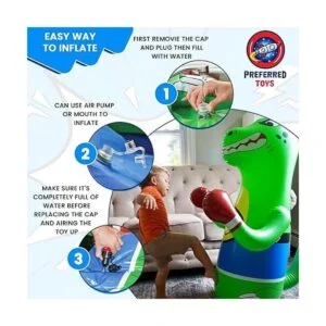 Preferred Toys Saco de boxeo inflable para niños Bolsa_6
