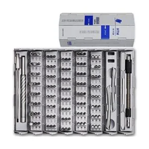 HengTianMei Juego de destornilladores de precisión 128 en_1