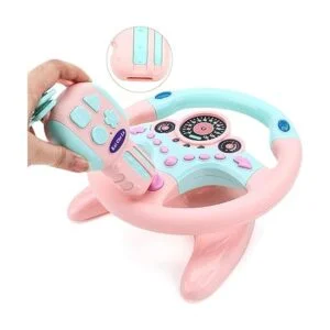 deAO Volante para niños para asiento trasero con llave de_2