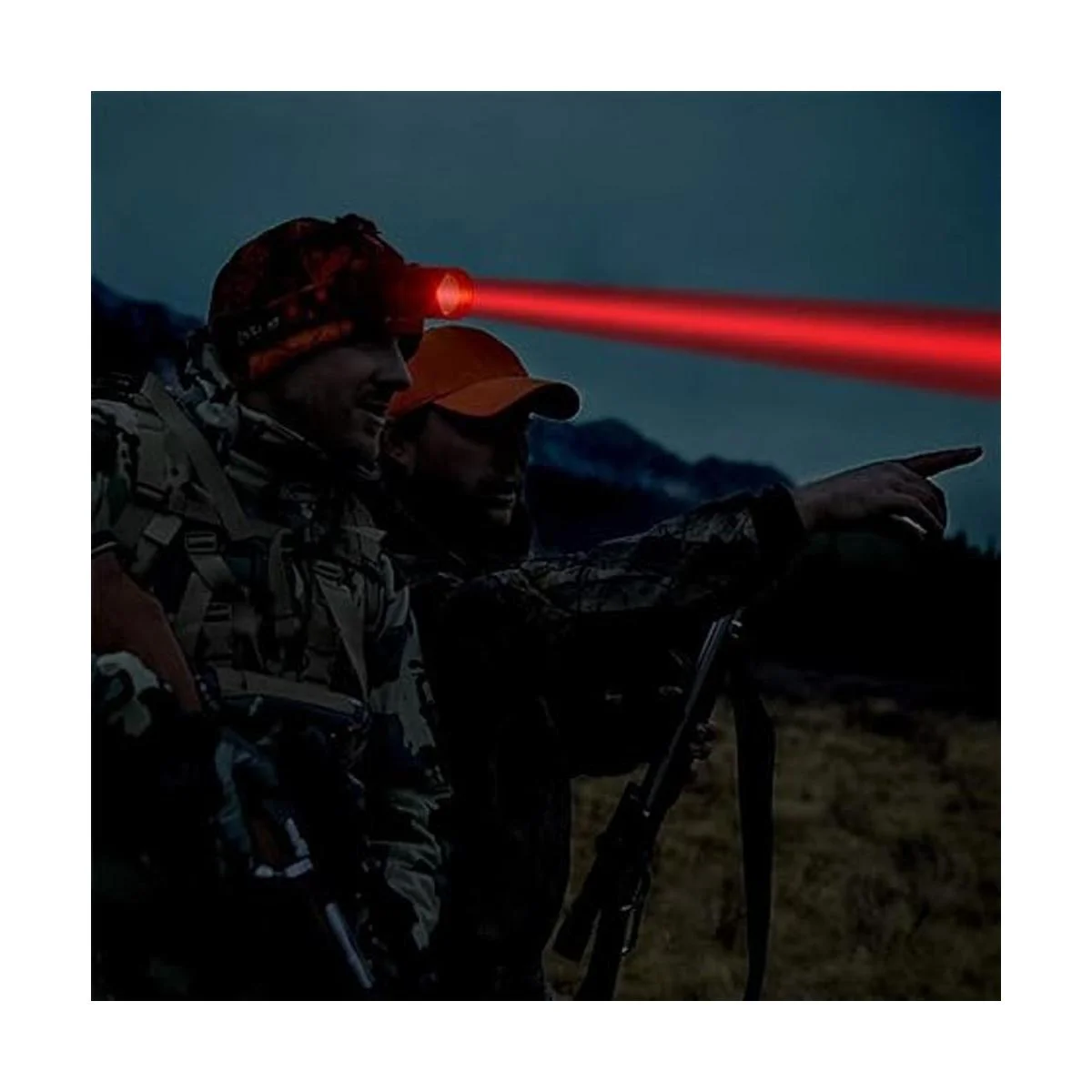 PROFORUS Faro de caza recargable con luz roja 1000_7