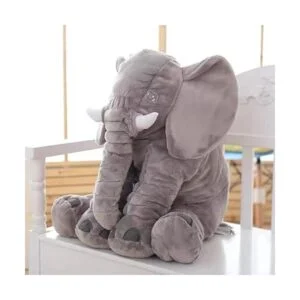 Ryttir Peluche de elefante grande gris XXL de 24 pulgadas_4
