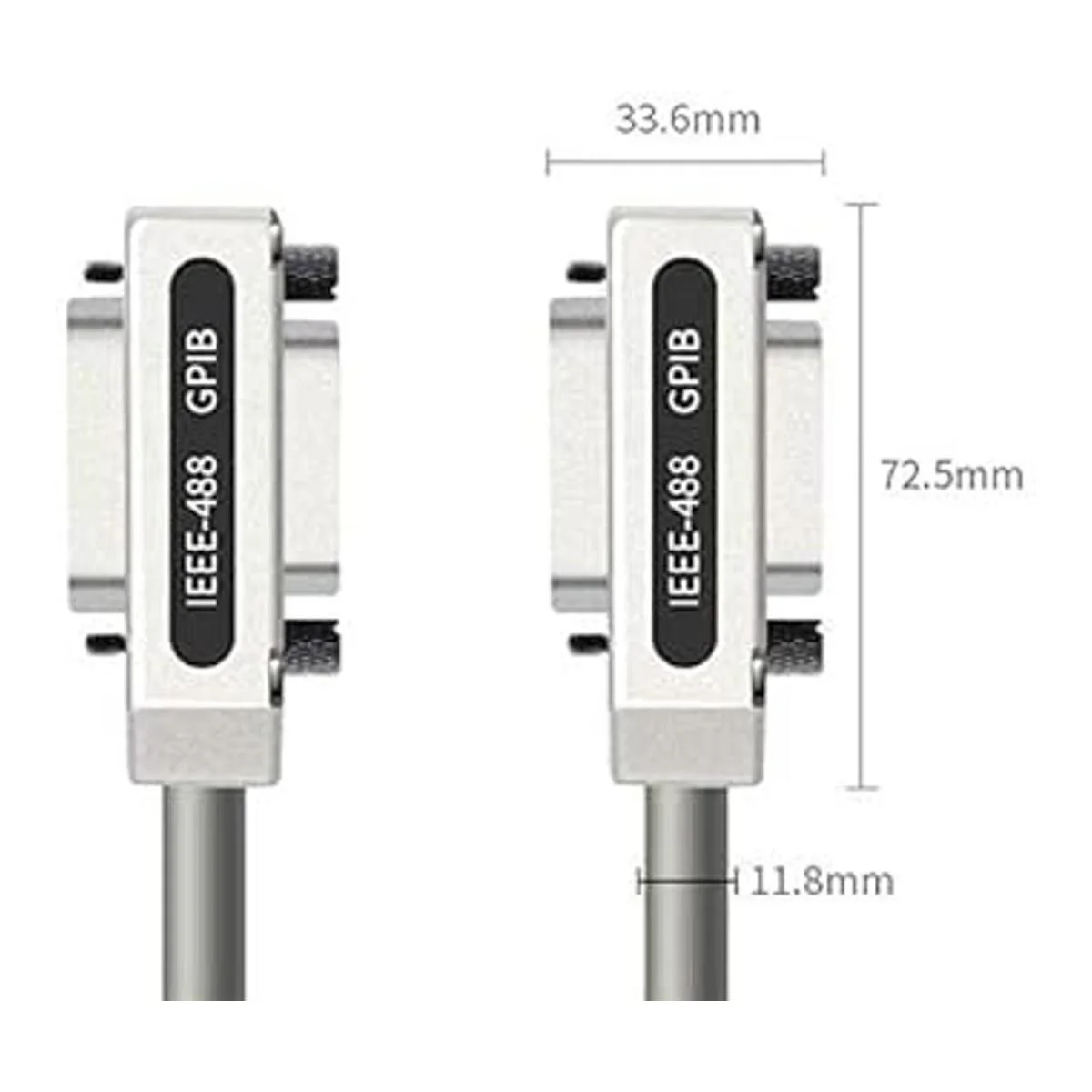 IEEE488 Cable GPIB Cable Conector de Metal Adaptador Plug_3