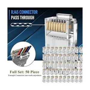 LEATBUY RJ45 Juego de herramientas de crimpado Cat5 Cat5e_4