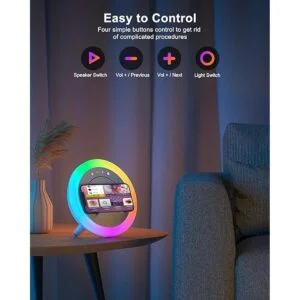 Altavoz Bluetooth con luces altavoz de carga inalámbrico_2