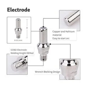 Welding Knight 23pcs 52582 Electrodo 51313 Boquilla de_2