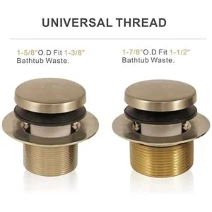 Conjunto de kit de conversión de drenaje de bañera con_4