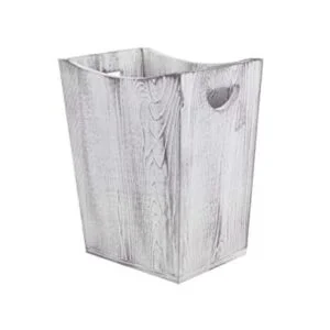 LIANTRAL Bote de basura de madera cubo de basura de_1
