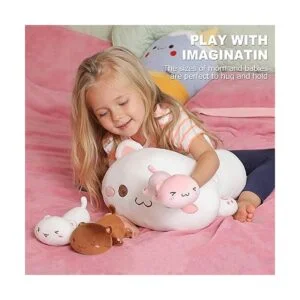 Onsoyours Animal de peluche para gatos mamá de 19.7_6