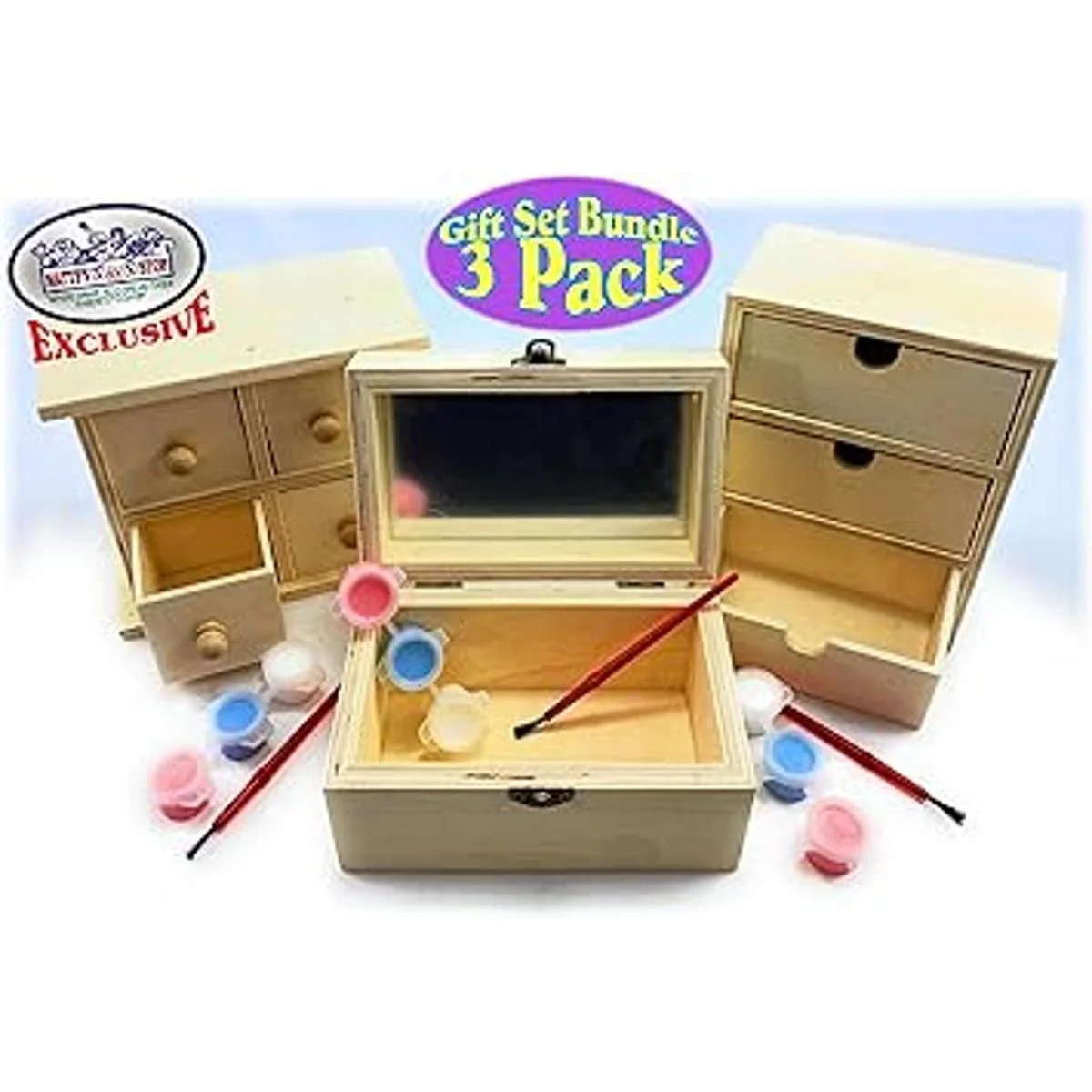 Mattys Toy Stop Design Paint Your Own Wooden Jewlery_2