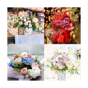 CCINEE Ladrillos de espuma floral bloques húmedos verdes_6