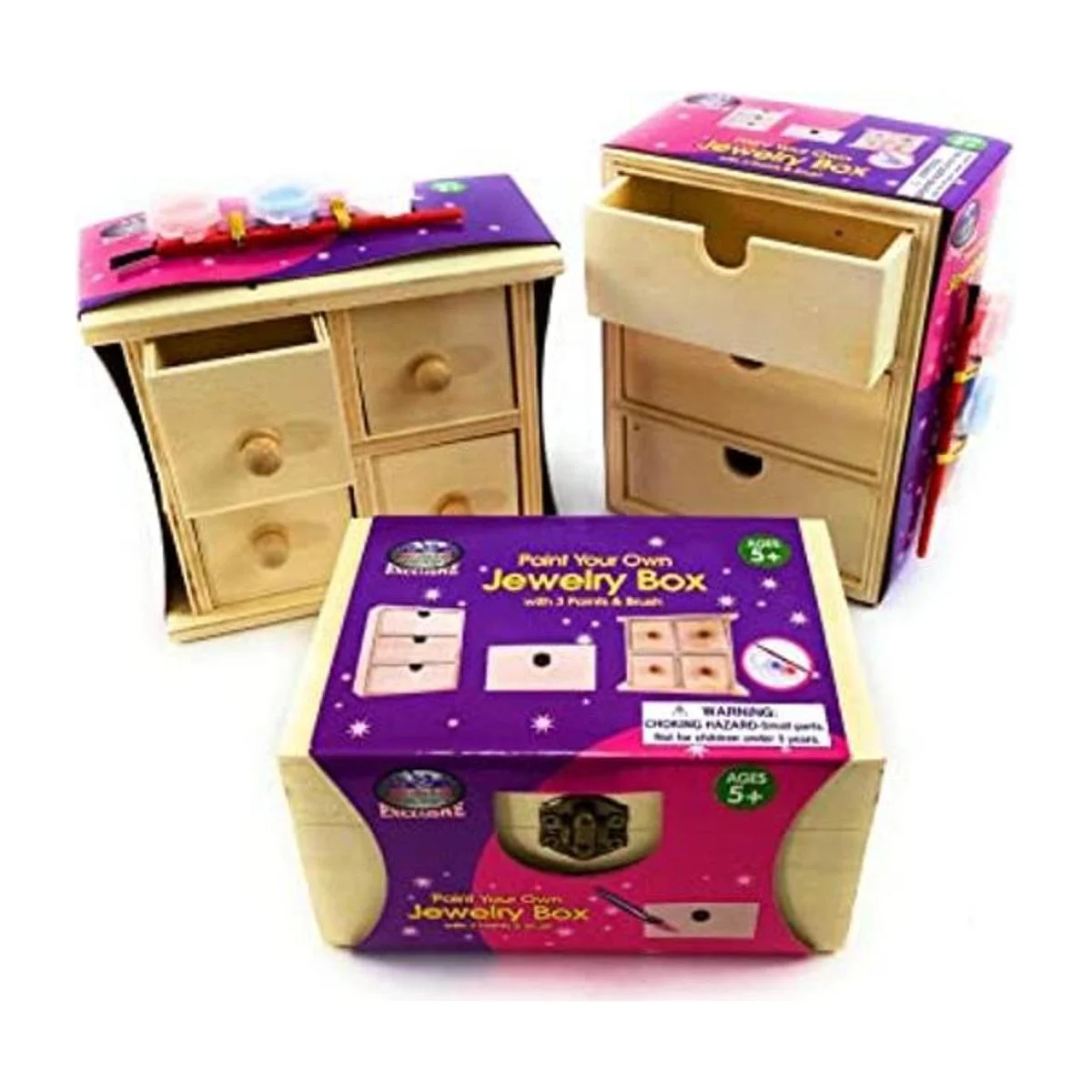 Mattys Toy Stop Design Paint Your Own Wooden Jewlery_1