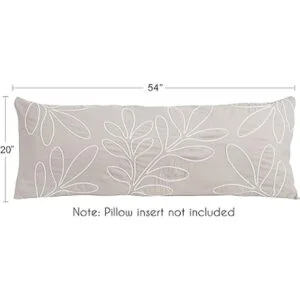 Sweet Jojo Designs Boho Botanical Leaf Funda de almohada_5