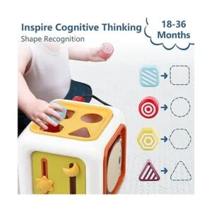 iPlay iLearn Cubo de actividades para bebés 6 en 1_5