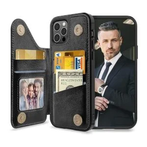 LOHASIC Funda tipo cartera para iPhone 13 Pro Max 5_1