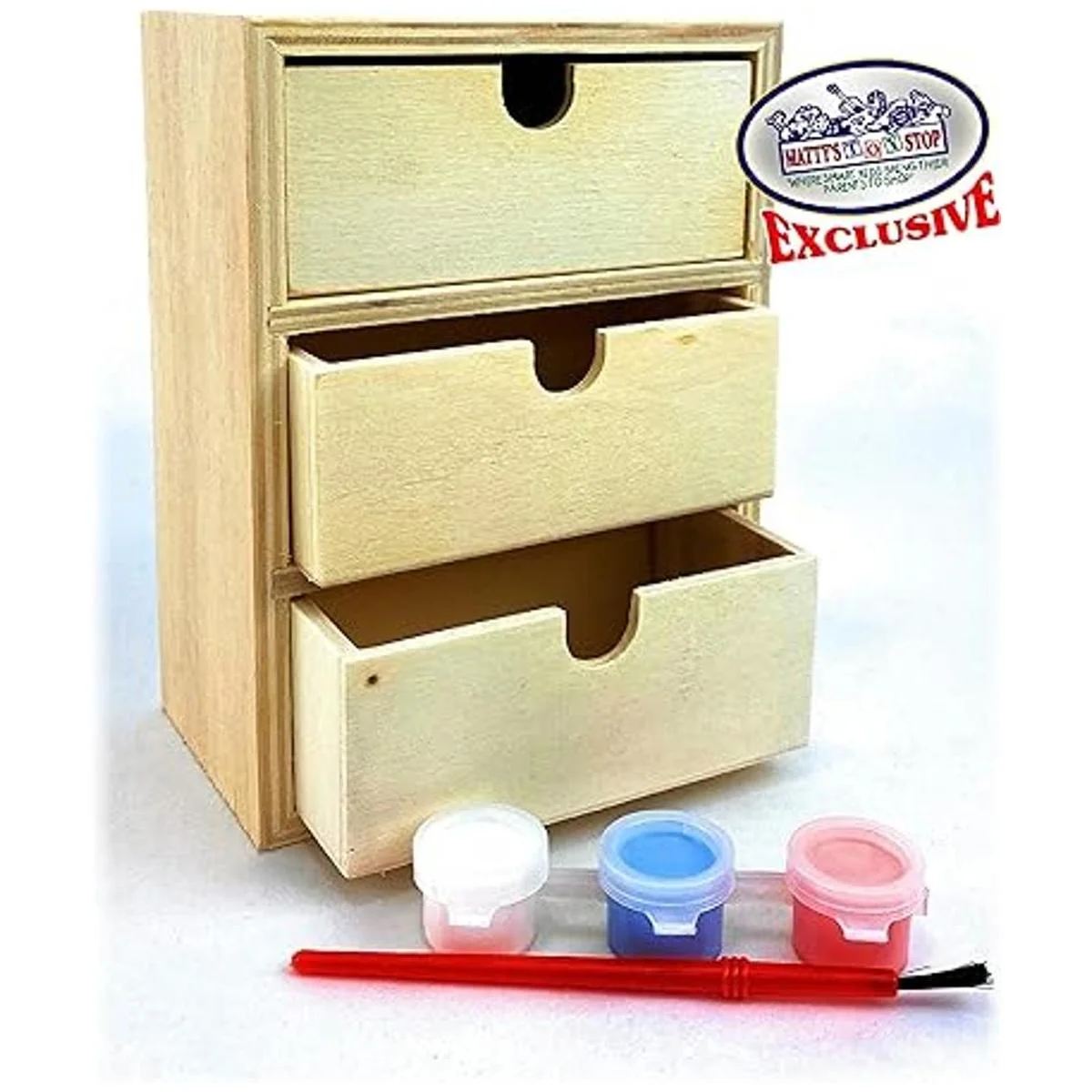 Mattys Toy Stop Design Paint Your Own Wooden Jewlery_5