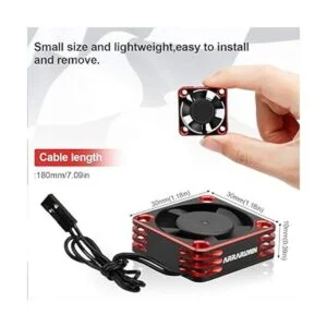 2Pack RC coche motor ventilador de refrigeración disipador_7