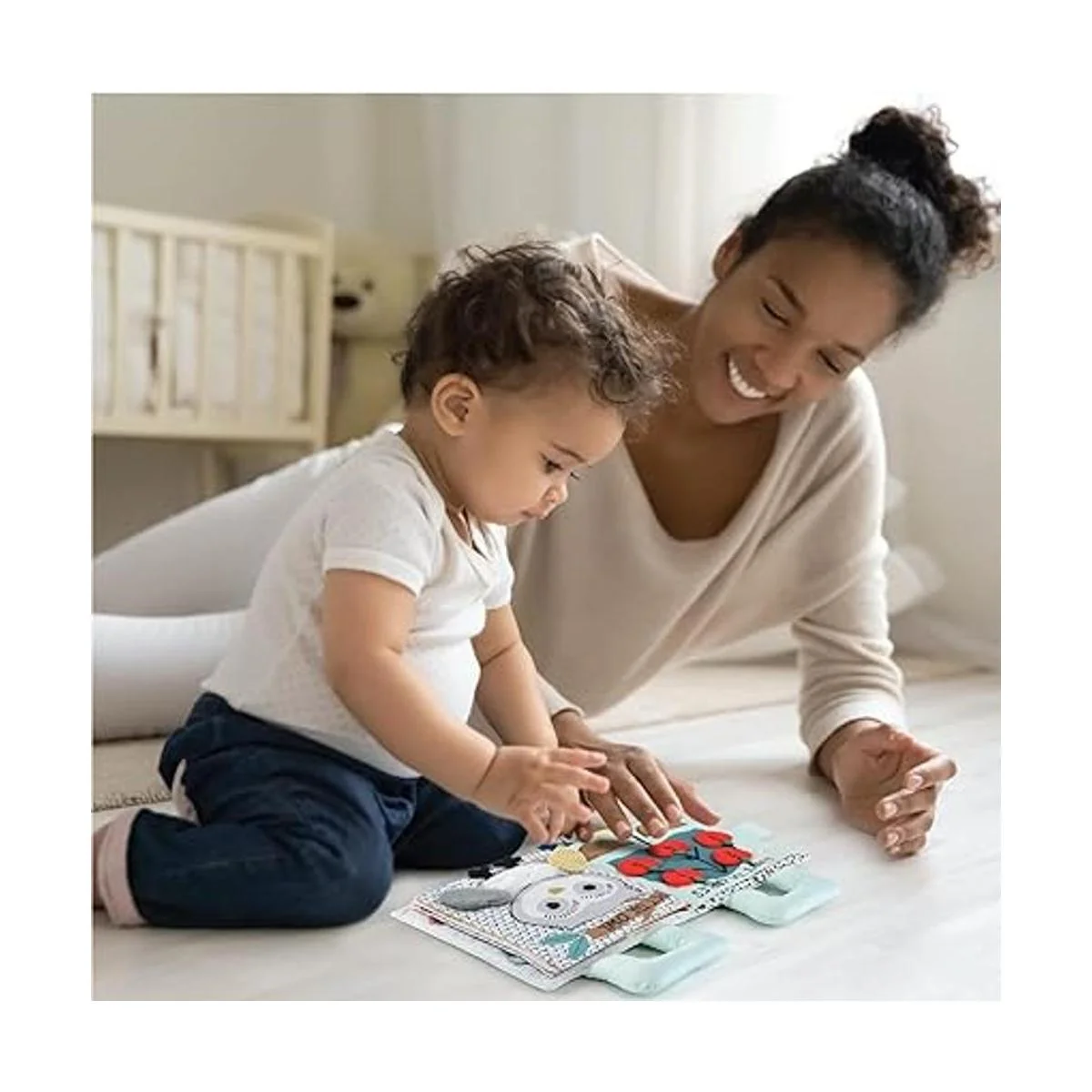 The Peanutshell Libro ocupado de tela suave para niños_6