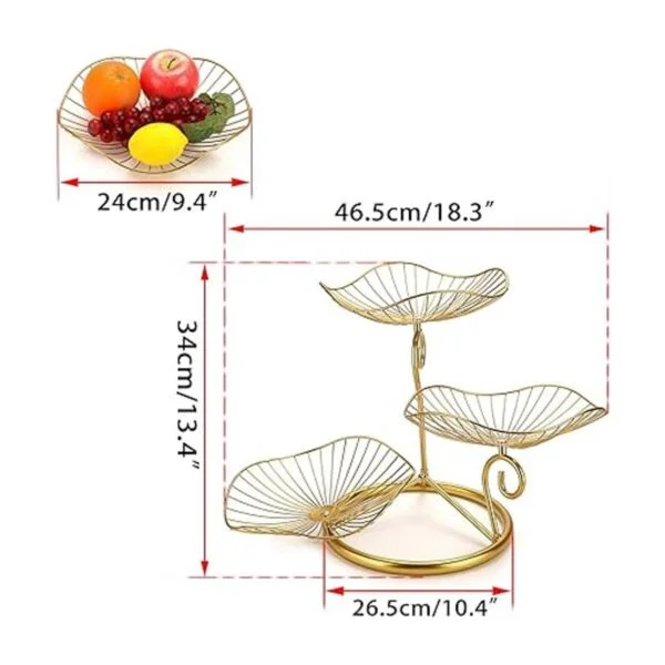 OwnMy Soporte decorativo para cesta de frutas de 3_3