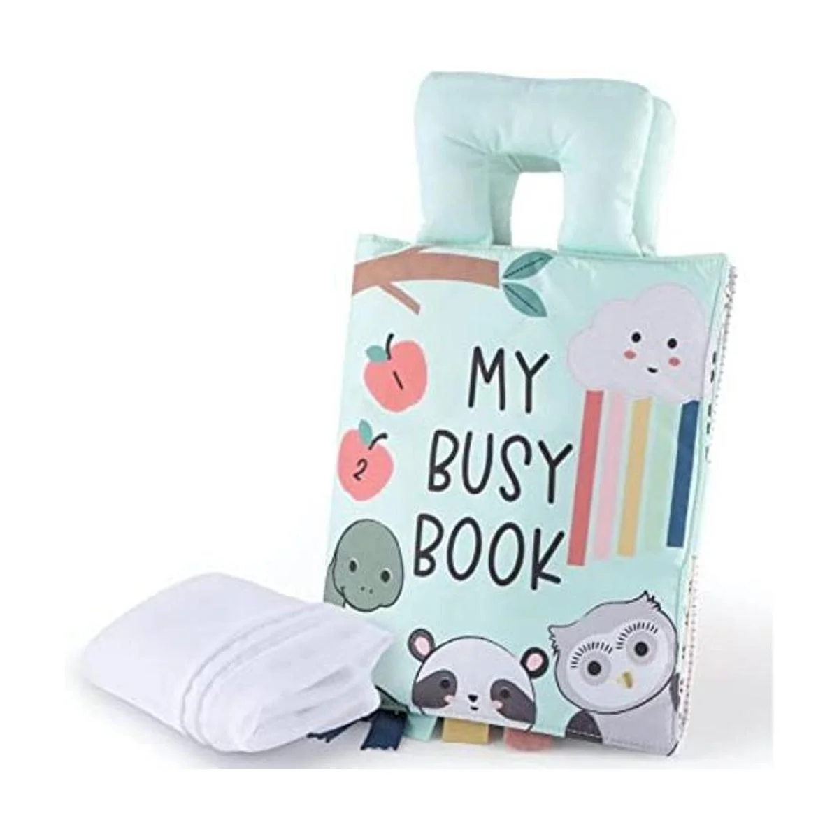 The Peanutshell Libro ocupado de tela suave para niños_1