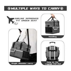 BAGLHER Bolsa de viaje de doble capa para mascotas bolsa_6