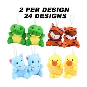 Juego de 48 juguetes de animales de peluche juego de_2