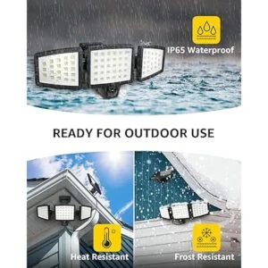 Lepro Luces solares de inundación para exteriores WL5000_6