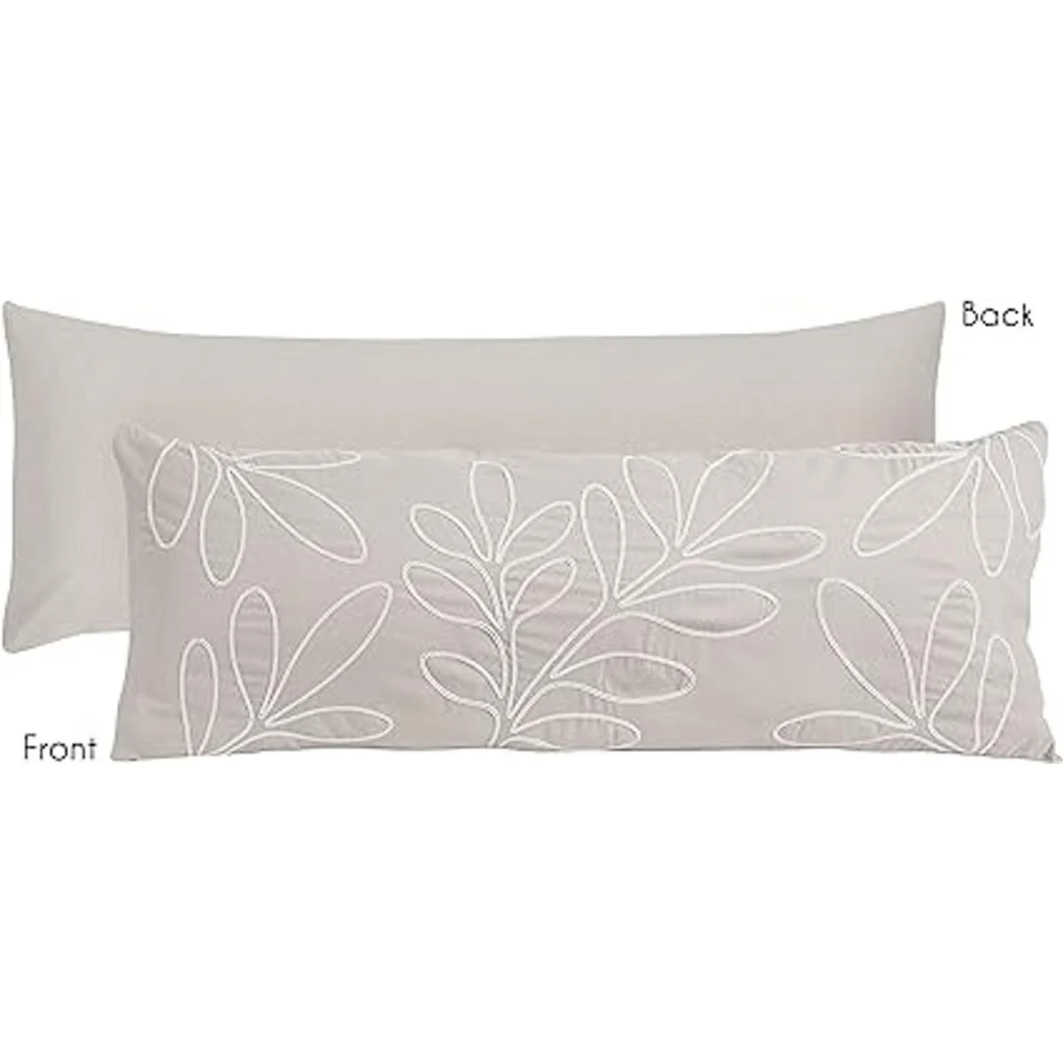 Sweet Jojo Designs Boho Botanical Leaf Funda de almohada_6