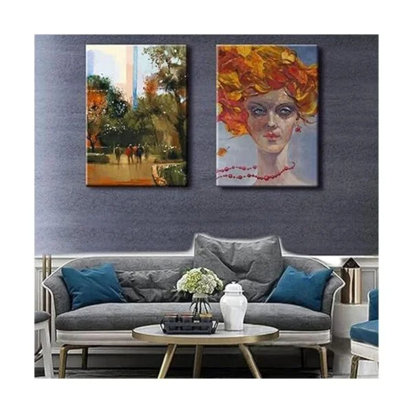 Cyauatt Paquete de 2 barras de lona de madera de 16 x 20_6