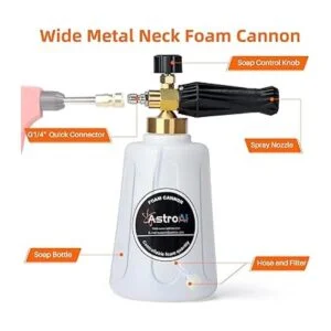 AstroAI Cañón de espuma resistente para automóvil botella_2