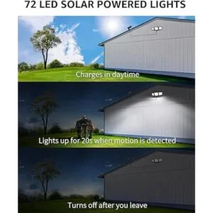 Lepro Luces solares de inundación para exteriores WL5000_4
