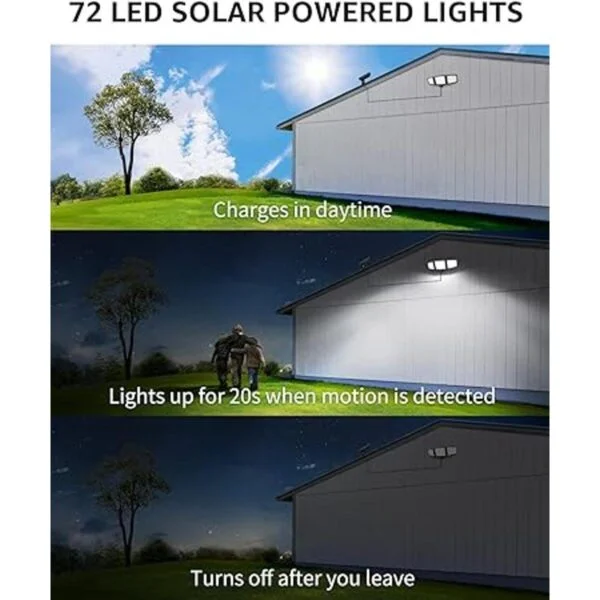 Lepro Luces solares de inundación para exteriores WL5000_4
