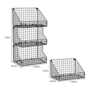 Xcosrack Organizador de bolsas de té apilable de 3 niveles_6