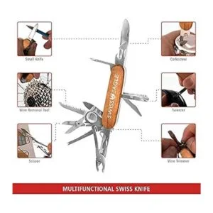 Swiss Eagle Cuchillo militar clásico multiherramienta_2