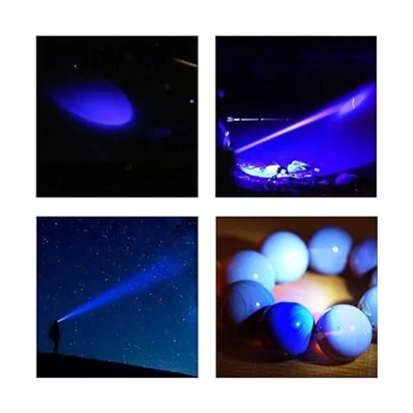 AuKvi Faro de luz azul con 3 modos de luz LED faro azul_7