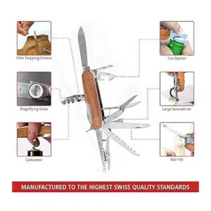 Swiss Eagle Cuchillo militar clásico multiherramienta_3