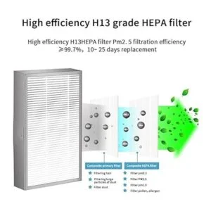 Rsenr H13 Filtro HEPA compatible con Rsenr R18 y filtro_3