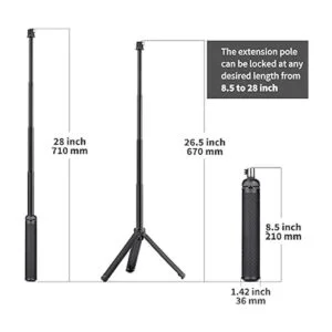 YALLSAME Monopod de aluminio para selfie GoPro Hero 11 10_2