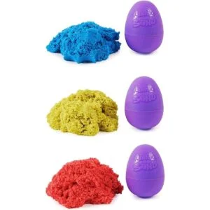 Kinetic Sand Paquete de 20 huevos con arena roja_3