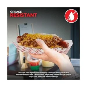 Bandejas para perros calientes a cuadros 250 unidades_4