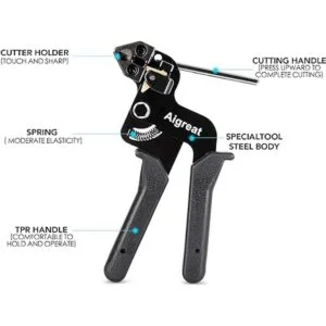 Aigreat Juego de 200 s de metal para ataduras de_2