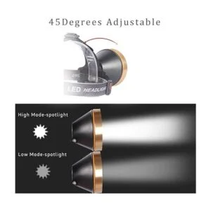 Yongkist Coon Luz de Caza Super Brillante Faro Recargable_4