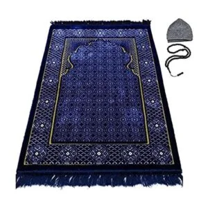 Modefa Alfombra de oración islámica turca tradicional_1