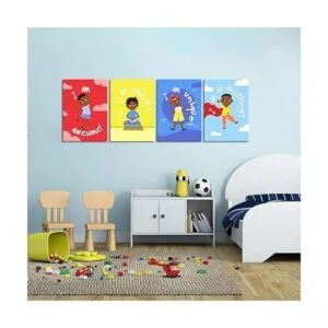 Arte de pared para habitación de niños decoración_2