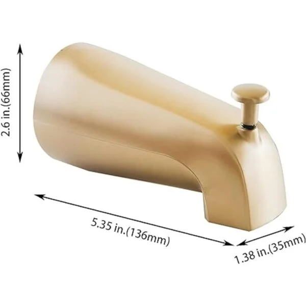 SENTO Gold Boquilla universal para bañera de baño con_3