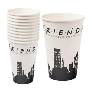 Silver Buffalo Friends New York Skyline Juego de platos_5
