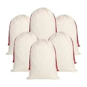 Inspireyee Paquete de 6 bolsas de Navidad grandes de Papá_1