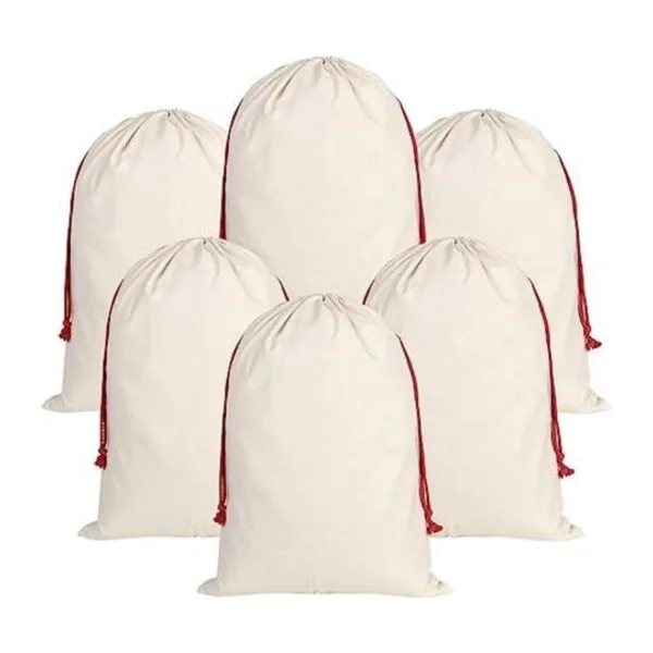 Inspireyee Paquete de 6 bolsas de Navidad grandes de Papá_1